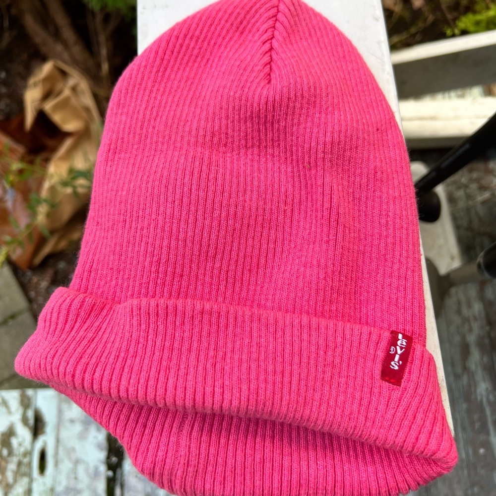 Levi's Vibrant Pink Beanie